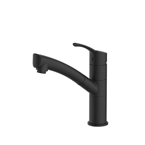 Lenz 41130051 NEXO Küchenarmatur, Schwarz-matt