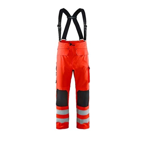 Blaklader 13022003 Regenhose High Visity Level 2, Hallo Vis Rot, Größe S