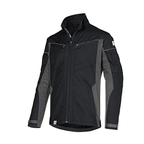 KÜBLER Workwear KÜBLER INNOVATIQ Arbeitsjacke schwarz, Größe M, Unisex-Arbeitsjacke aus Mischgewebe, leichte Arbeitsjacke