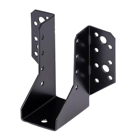 Alberts 825010 Balkenschuh - TypA - schwarz - kunststoffbeschichtet - 45 x 110 mm | 25er Set