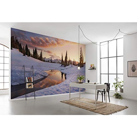 Komar Vlies Fototapete AMERICA THE BEAUTIFUL | Tapete, XXL, Dekoration, Natur, Landschaft, Schlafzimmer, Wohnzimmer, Büro, Flur | Größe 450 x 280 cm (Breite x Höhe) | SHX9-005