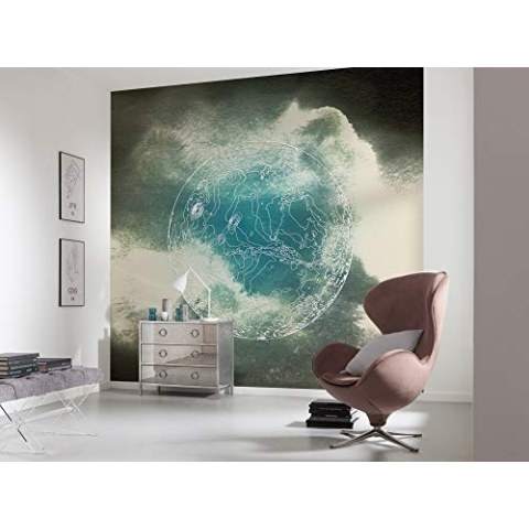 Komar Vlies Fototapete - Surreal Planet - Größe: 300 x 280 cm (Breite x Höhe) - Traumwelt, Fantasie, Kinderzimmer, Tapete - IAX6-0043