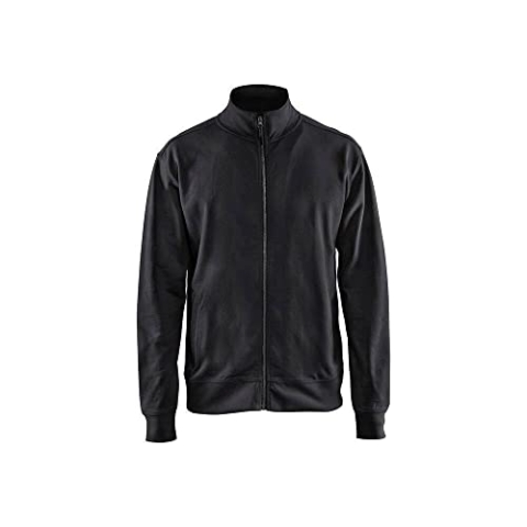 Blaklader 33711158 SWEATSHIRT MIT VOLLEM REIßVERSCHLUSS, Schwarz, grootte XL