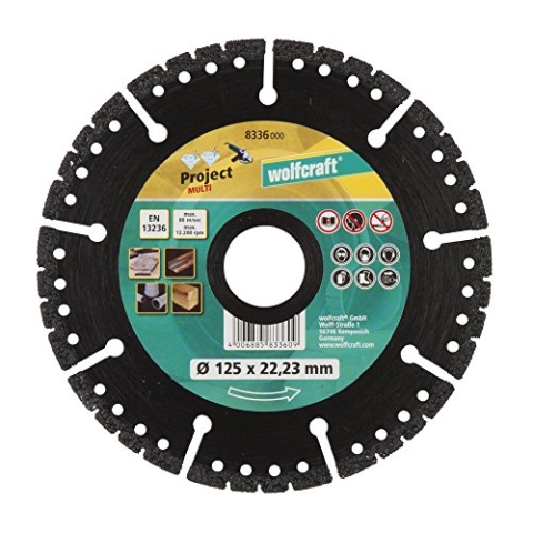 Wolfcraft 8336000 Diamant-Trennscheibe Pro Multi Ø 125 mm
