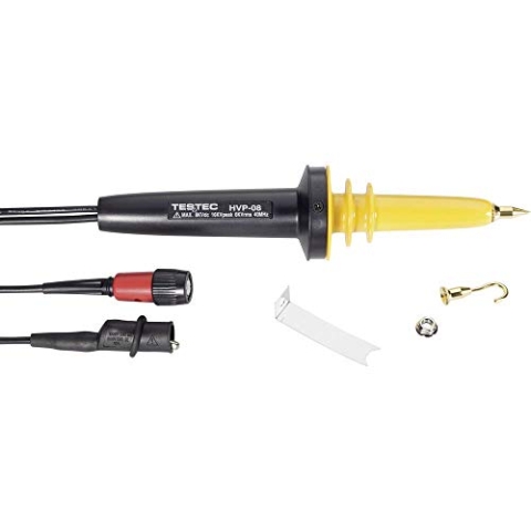 Testec TT-HVP 08 15008 Tastenkappe, Schutzkontakt, 40 MHz, 1000:18000 V/DC, 6000 V/AC, 1 Stück