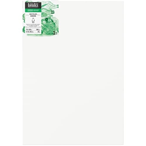 Liquitex 418070100 Recycled Keilrahmen, gefertigt aus 100% recyceltem Kunststoff, hochwertige Leinwand mit 565 g/m², FSC, 3-fach grundiert für Öl - & Acrylfarben - Deep Edge 70x100cm