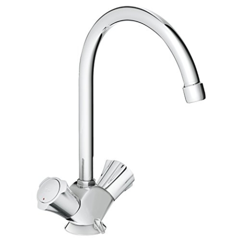 GROHE Costa L Küchenarmatur (Metalgriffe, schwenkbar, wärmeisoliert, langlebig), chrom, 31812001