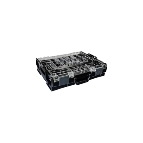 L-BOXX Werkzeugkoffer 102 Schwarz/Anthrazit (Deckel transp.)