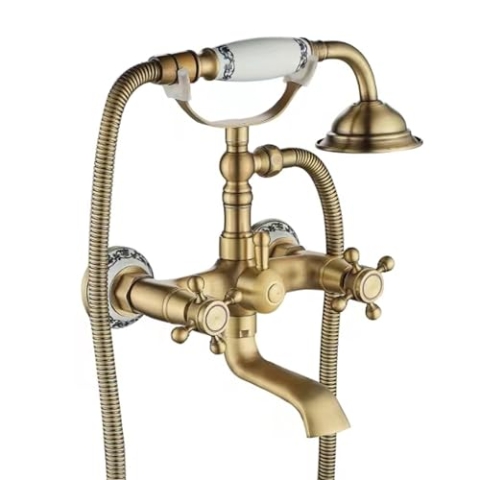Rea B0702, Badewannenarmatur RUSTICO, Antique gold