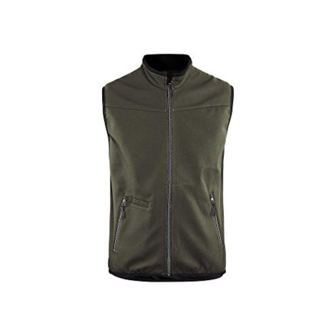 Blaklader 38502516 SOFTSHELL-WESTE, Dunkles Olivgrün, grootte XXL