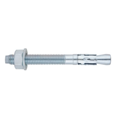 INDEX Fixing Systems 20 Stück Verankerungen für hohe Lasten, verzinkt, M20 x 120 mm, Durchmesser 20 mm