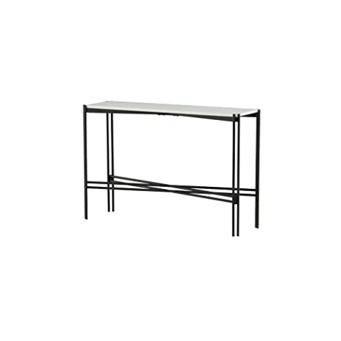 Venture Home Razzia Side Table 1103075 Terazzo, Black,White, One Size