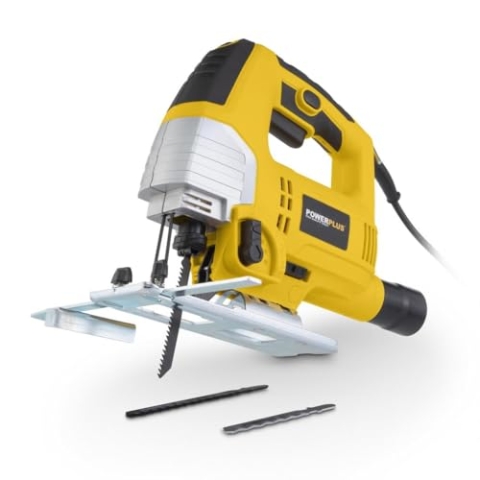 Powerplus Elektro-Stichsäge POWX0331-650W elektrische Stichsägen - 3000min-1 - Jigsaw Pendelhubstichsäge mit 3 Acc.
