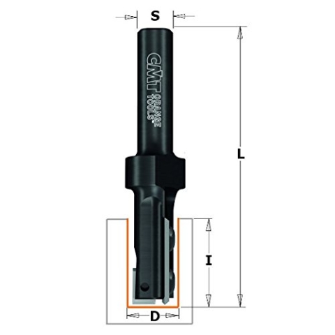 CMT Orange Toos 653.662.11 - HW Nutfräser mit Messer Z1+1 S=20 D=16X48X111.5 RE
