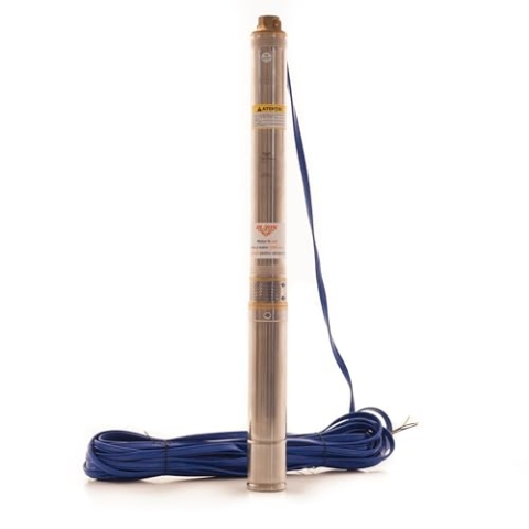 Ruris 3STM3-14 Tauchpumpe Aqua 690, 370 W, Durchflussmenge 3 m³/h, Entladung 60 m, Stator, Kabel 25 m, mit Bedienfeld