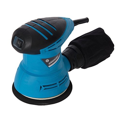 Silverline 870944 DIY Exzenterschleifer, 240 W, 125 mm, 240 W, UK, Blau