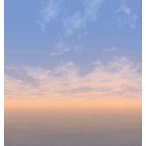 Livingwalls Vliestapete - Himmel Tapete in Gelb, Blau und Orange - Wandtapete für verschiedene Räume - Wandbild XXL 2,80 m x 2,65 m