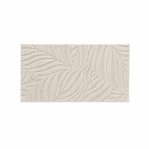 Douceur d'Intérieur Ankara rechteckiger Teppich (60 x 110 cm), einfarbig, Relief