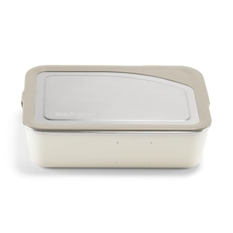 Klean Kanteen Rise Meal Box Brotdose aus Edelstahl in der Farbe Tofu, auslaufsicher, 1010624