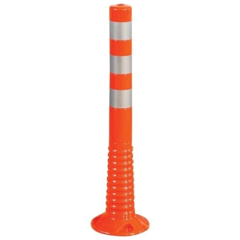 Temka 12211 FP Flexipfosten, Orange/Weiß