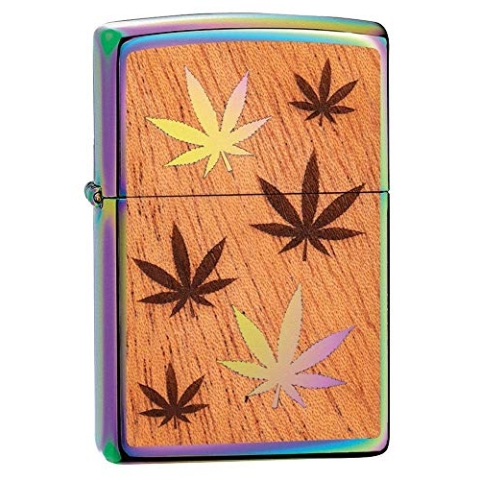 Zippo Feuerzeug, Unisex, Walnuss-Emblem, Winddicht, Mehrfarbig, regulär