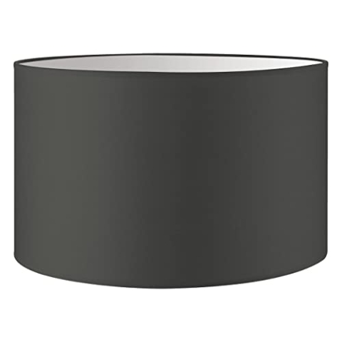 Home Sweet Home Moderner Lampenschirm Bling | Zylinder |35/35/21cm | Anthrazit | Stoff-Lampenschirm aus Baumwolle | für E27 Lampenfassung | RoHS-geprüft | geeignet für Stehleuchte