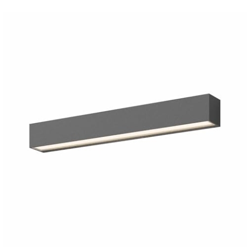 Lucande LED Wandleuchte außen Lengo (Modern) in Schwarz aus Aluminium (1 flammig,) - Außenwandleuchten Wandlampe Led Außenlampe Outdoor für Außenwand/Hauswand Haus Terrasse &