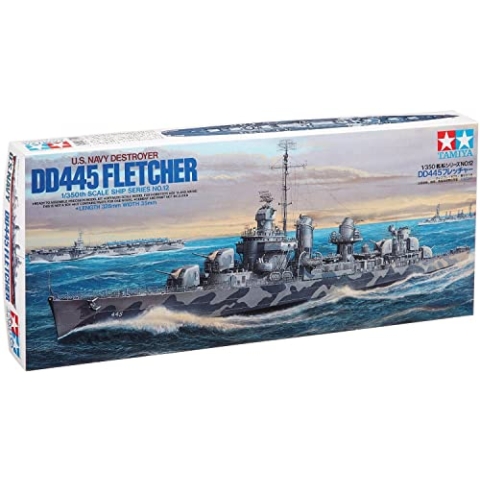 Tamiya Sprue Brothers 1:350 USS Fletcher DD445 US Navy WWII Destroyer #78012, TAM78012, versch
