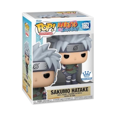 Funko Pop! Naruto Shippuden Sakumo Hatake Vinyl Figur, 12,1 cm, exklusiv, grün/grau/weiß