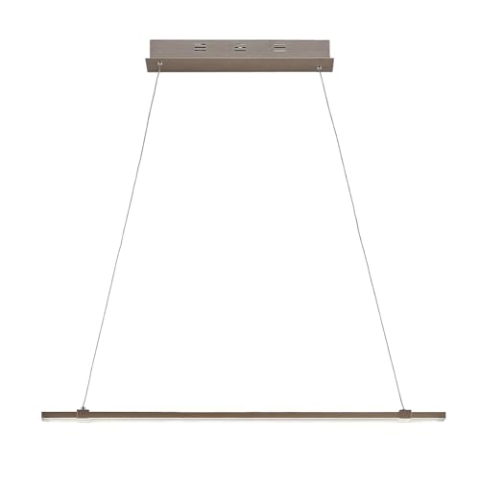 Lucande LED Tymon (Modern) in Alu aus Metall (2 flammig,) Wohnzimmerleuchte
