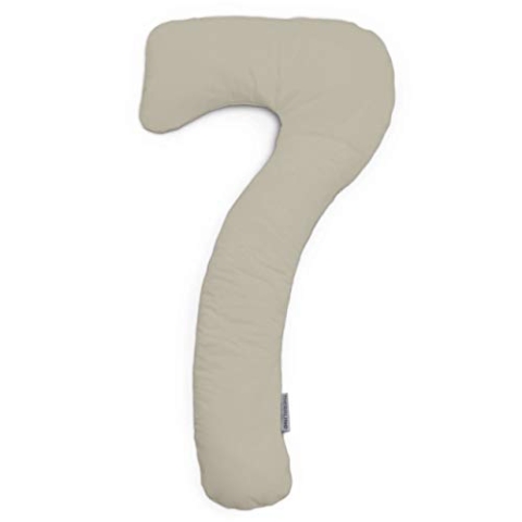 Theraline my7 Seitenschläferkissen mit Bezug, waschbar 60°C, Stillkissen & Lagerungskissen ergonomisch mit integriertem Kopfkissen, Kissen für Seitenschläfer mit wattiertem Bezug für mehr Komfort