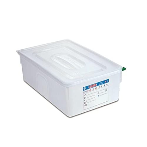 Araven 962.311 PP Lebensmittelbehälter, GN1/1, Durchsichtig, 200mm Höhe, 530mm Breite, 325mm Länge, 27.5L Kapazität