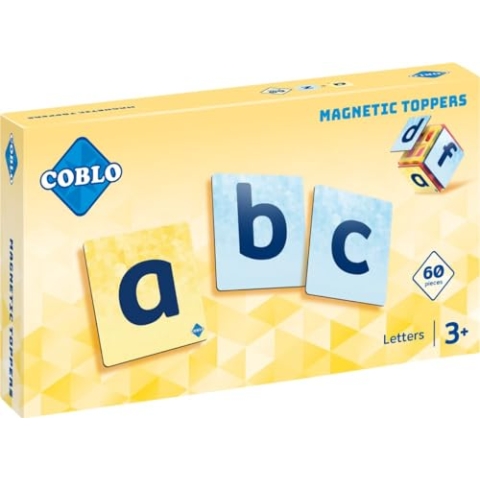 Coblo Magnetisches Buchstaben 60 Stück - Magnetspielzeug - Geschenk 3 Jahre - Montessori-inspiriertes - Fördert Kreativität & Lernfähigkeiten - Spielzeug Ab 3 Jahren