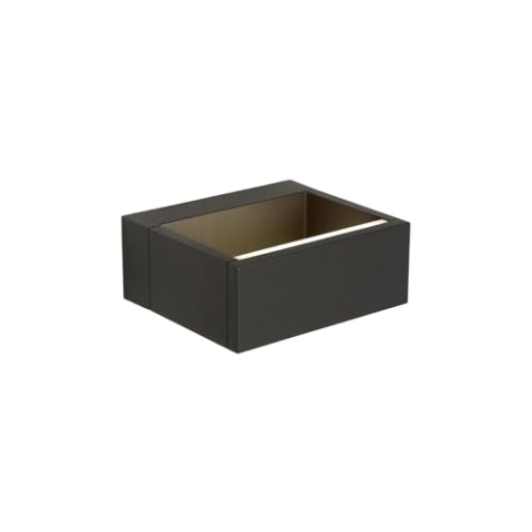 LUCIDE GOA - Wandleuchte Innen/Außen - LED - 1x10W 3000K - IP54 - Anthrazit