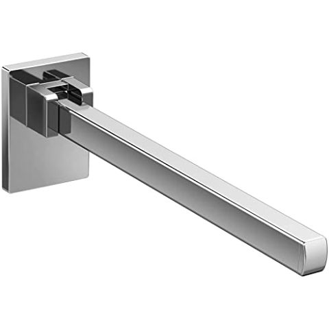emco LOFT Stütz-Klapp-Griff zum Schrauben, klappbarer Haltegriff, praktische Griffstange aus Aluminium, hochwertiger Stützgriff, chromfarben, Chrom