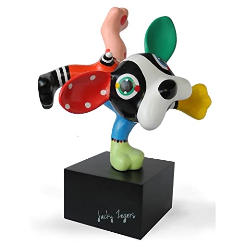 Jacky Zegers Skulptur - Hund Boris - Resin, H 26,5 cm - #12