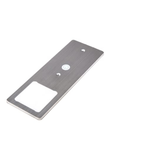 kalb | LED Unterbauleuchten Edelstahl gebürstet 5W- sehr flache Küchenleuchte mit Touch-Dimmfunktion Einbaustrahler Einbauspot, Auswahl:1er Set warmweiss