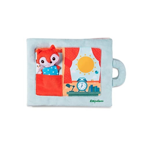 Janod 83270 Party Batman Goodmorning Little Fox-Aktivitätenbuch, weiß, Einheitsgröße