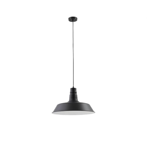 Lindby Pendelleuchte Laylan (Modern) in Schwarz aus Metall (1 flammig, E27) - Deckenlampe Esstischlampe Hängelampe Hängeleuchte Wohnzimmerleuchte