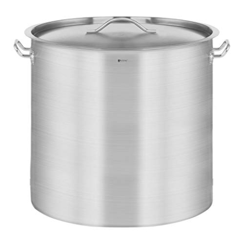 Royal Catering Kochtopf Induktion 98 L Ø 50 cm mit Deckel Edelstahl-Topf Induktionsherd-Topf Induktionskochtopf Edelstahltopf