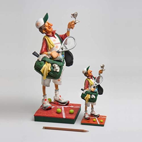 Unbekannt Guillermo Forchino FO84008 Figur der Spieler von Tennis, Kunstharz, Mehrfarbig, 20 x 10 x 23 cm