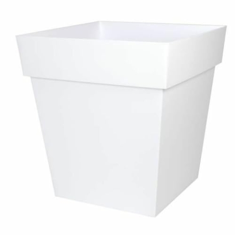 EDA Blumentopf, weiß, 49,5 x 49,5 x 52,5 cm