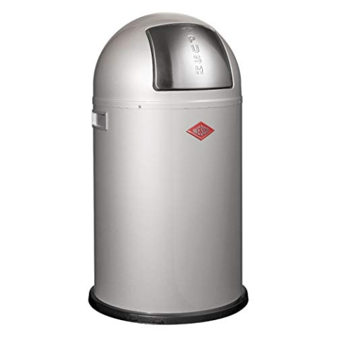 Wesco Abfallsammler Pushboy Junior 22 Liter silber