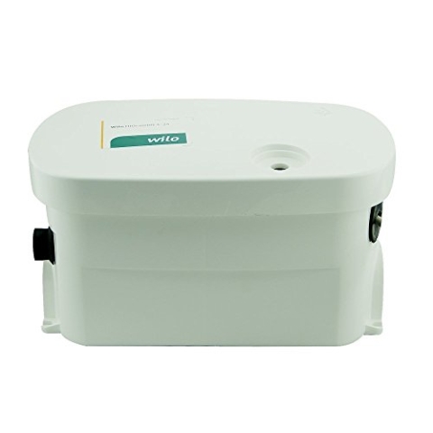 Wilo-HiDrainlift 3-24, kompakte Abwasser-Hebeanlage für Schmutzwasser ohne Fäkalien zur Entwässerung von Duschen und Waschbecken, 2 Anschlüsse, 3700l/h, 0, 6 bar, 250W