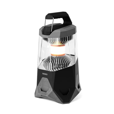 NEBO Galileo 1600 Flex - 1600 Lumen Laterne - Wiederaufladbare Campingleuchte & Powerbank - 360° LED Beleuchtung & IPX4 Wasserdichtigkeit