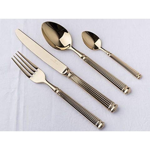 GreenGate - Besteckset - Cutlery Dinner Gold - 4er Set - Edelstahl