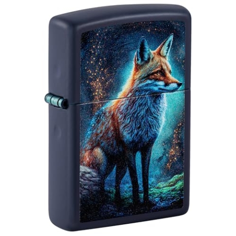 Zippo Sturmfeuerzeug - Fox Design - Nachfüllbar- Geschenkbox - Metall - Made in USA