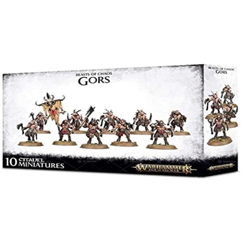 Games Workshop Warhammer AoS - Beasts of Chaos Gors, Schwarz