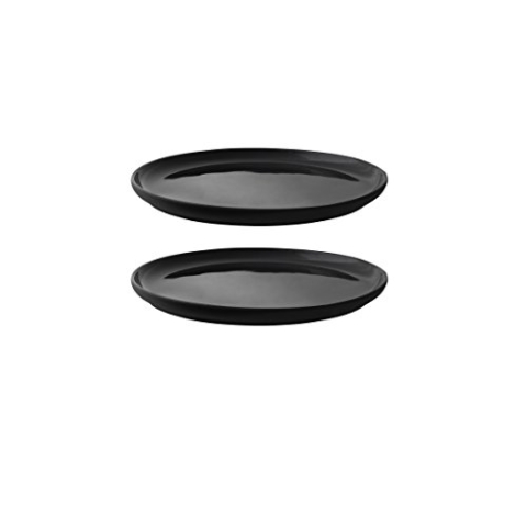 Stelton Teller, Schwarz, 22 x 22 cm