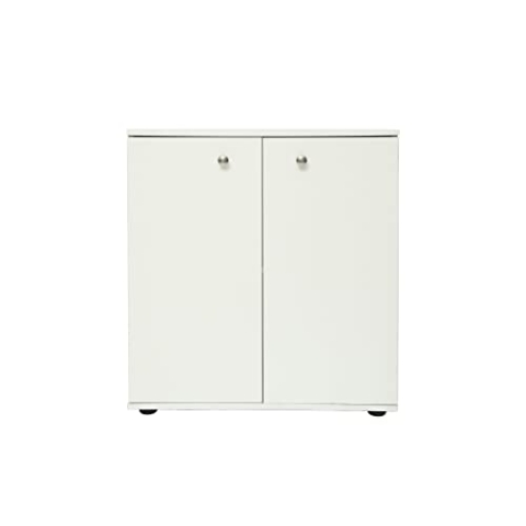 Aktenschrank Vandol mini weiß 74 cm hoch